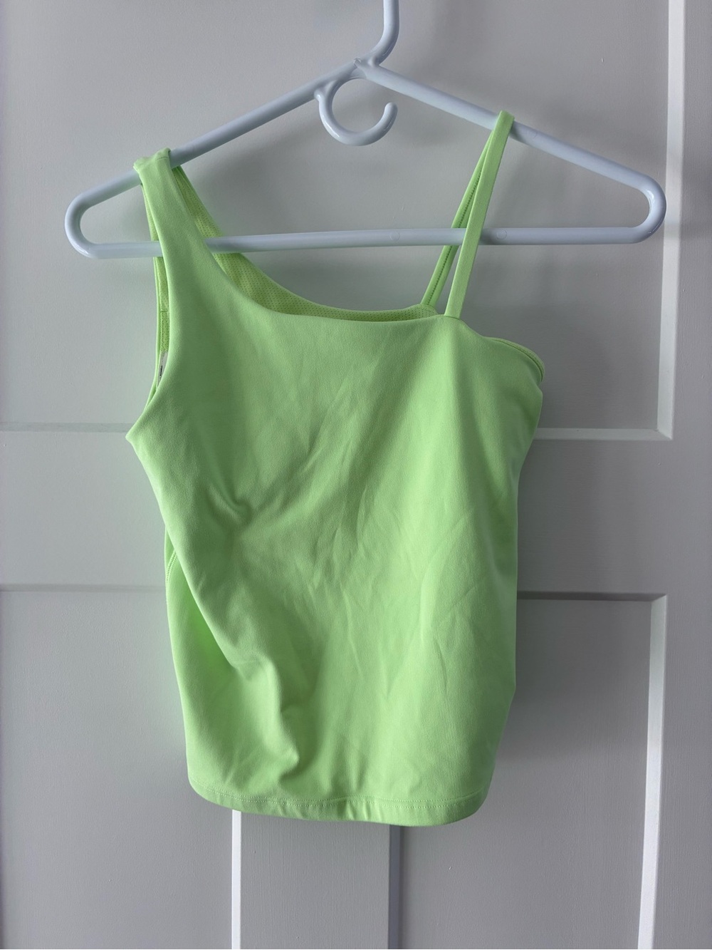 Athleta Neon Lime Asymmetric-Strap Camisole